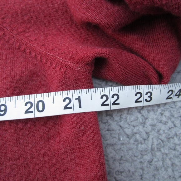 Pendleton Sweater Womens XL Red V-Neck Long Sleeve Soft Comfy‎ warm Winter - Picture 9 of 13